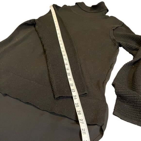 Frank Lyman Women's Turtleneck Sweater, Chiffon Back, Textured Sleeve Size Small - Picture 8 of 8